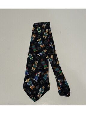 Mens The Save The Children Collection Tie The Earth Is In Our Hands 100%Silk